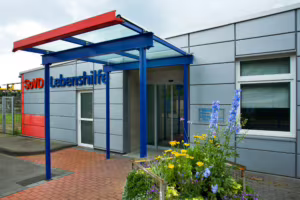Eingang Werkstatt (IDL)