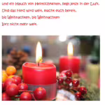Dicke rote Kerzen