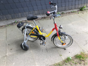 Fahrrad mit Stützrädern